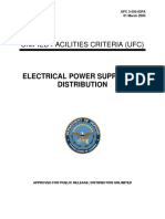 Unified Facilities Criteria (Ufc) : Electrical Power Supply and Distribution