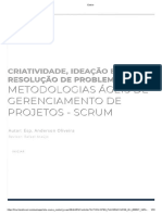 UNIDADE 4 - Metodologias Ágeis de Gerenciamento de Projetos - Scrum