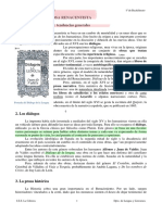 Cuestión Nº 10 - La Prosa Renacentista - Sbryd