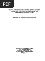 Estudio y Analisis Comparativo Entre El Metodo Aporticado y Mamposteria Estructural, Realizado en