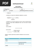 Multiplicación y División 