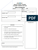 Term-2 G3 - SST Question Paper - Paper 2