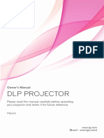 LG PB60G LED Projector PDF