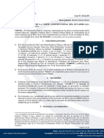 Suspensión de La Objeción de Conciencia Institucional