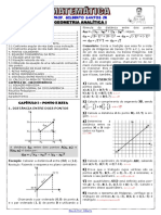 Apostila de Geometria Analítica I (12 Páginas, 88 Questões, Com Gabarito)