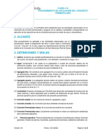 P-DRD-110 - V4 Procedimiento de Aplicación de Concreto Premezclado