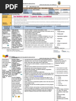 Plan de Clases Noveno Segundo Parcial