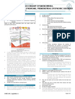 5.4 GYNE-Primary and Secondary Dysmenorrhea, PMS, PMDD (Dr. Vallega)