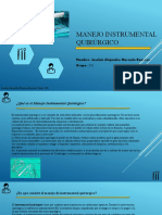 Manejo Instrumental Quirúrgico