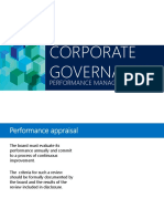 CORPORATE GOV - PERFORMANCE MANAGEMENT - General Principles