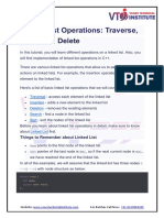 C++ Linked List Operations