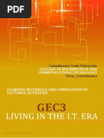 GEC E3 - Module Living in The IT Era - Chapter 2