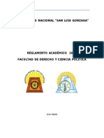 Reglamento Académico - FDCP