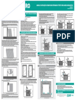 Manual de Instalação de Parafusar Contramarco Stretch para Janela Maxim-Ar Fixo