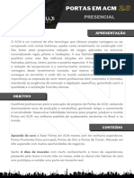 Curso Presencial - PORTAS EM ACM 2.0