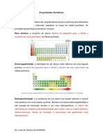 Propriedades Periódicas (Resuminho) PDF