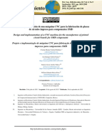 Diseño e Implementación de Una Máquina CNC para La Fabricación de Placas de Circuito Impreso para Componentes SMD