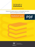 Guía de Aprendizaje - 8vo Grado - Lenguaje - Fase 2 - Semana 3