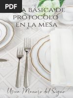 Guía Básica de Protocolo en La Mesa - Usua Manero Del Signo - Ebook Protocolo PDF