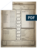 Dark Heresy 1E Character Sheet Writable Colour