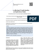 Factors Affecting IT Audit Quality An Ex