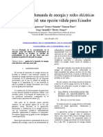 Gestion de La Demanda de Energia y Smart Grids Una Opcion para Ecuador