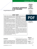 Evaluacion de La Consejería Nutricional