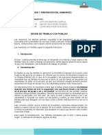 Sesión de Trabajo Con Los Padres de Familia