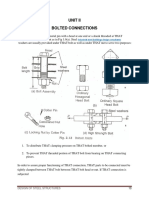 Bolted Connections For Steel Structures