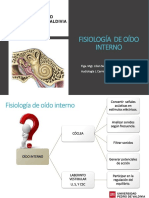 Fisiología de Oído Interno 2020