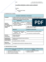 4° - Sesion - Creamos Patrones Gráficos Diseñados A Cuidar Nuestro Ambiente - Matemática