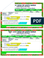 Cronograma de Examenes Bimestrales