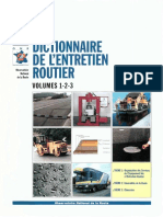 Dictionnaire de L'entretien Routier