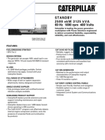 3516 2500 KW Standby 480 V PDF