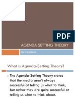 Agenda Setting Theory