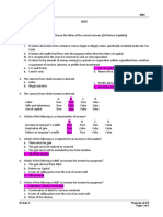 03 Quiz 1TAXATION