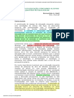 Artigo 03 - A Pesquisa em Educação - Pontuando Algumas Questões PDF