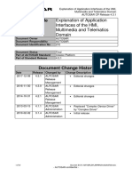 Explanation of Application Interfaces of The HMI