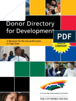 City of Cape Town Donor Directory 07