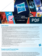 Hasbro Q3 2021 Presentation FINAL PDF