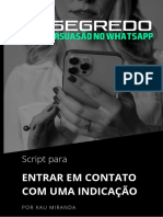 Script Entrar em Contato Com Uma Indicação