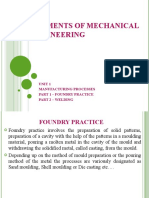 Viden Io Basics of Mechanical Engineering Unit 1 Manufacturing Processes