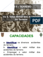 UD I - As 06 - Valor Militar Dos Acidentes Do Terreno