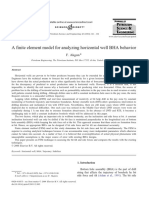 A FE Model For Analyzing Horizontal Well BHA Behavior