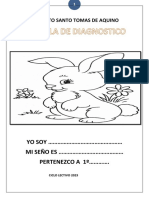 Cartilla de Diagnostico 1° Grado 2023