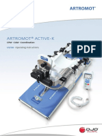 Artromot® Active-K: CPM CAM Coordination Operating Instructions