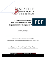 A Dark Side of Virtue - The Inter-American Court and Reparations For Indigenous Peoples