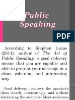 Public Speaking