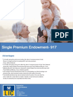 Single Premium Endowment Plan Licindiagov - in