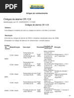 Codigos A e Ar Condicionado CR CX